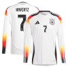 Maglia da Calcio a Maniche Lunghe Germania Kai Havertz 7 Casa Euro 2024 per Uomo